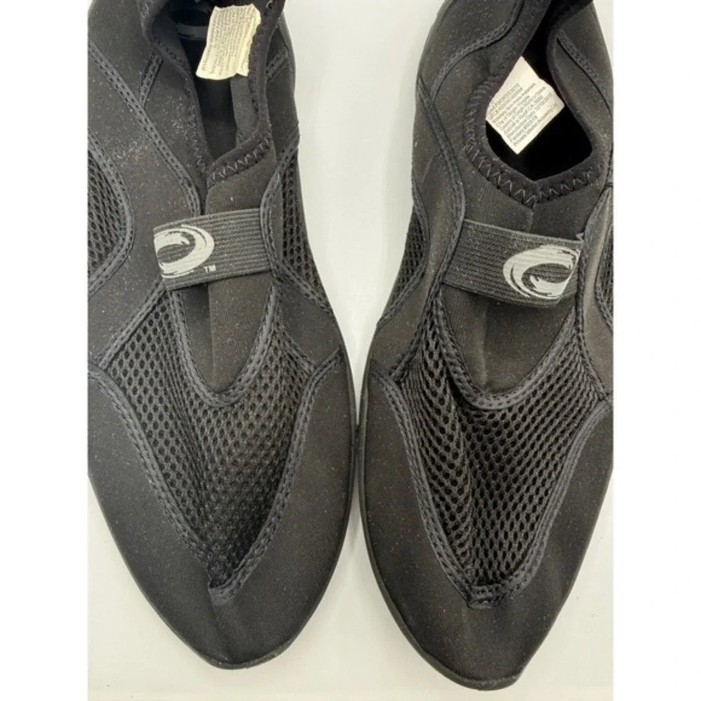 O'Rageous Men 11 Black Water Shoes Sport‎ Sneakers Slip On Sporty Activewear